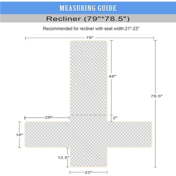 Waterproof Nonslip Recliner Cover Stay in Place, Dog Chair Cover - Picture 2 of 8